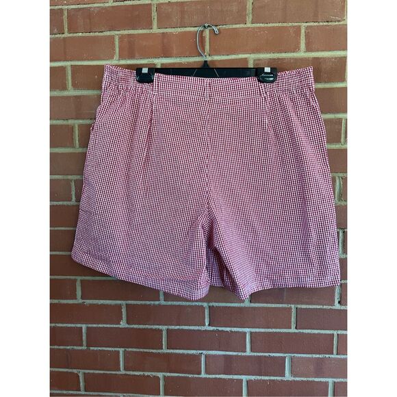 Y2K Plus Size Shorts Skort Red Plaid - Picture 3 of 4